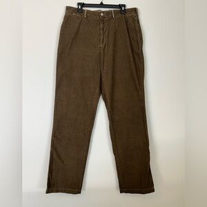 Daniel‎ Cremieux Corduroy Pants 36x34 NWT Brown 100% Cotton